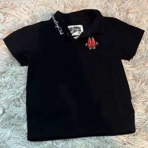 Billionaire Boys Club Navy Kids Polo with Red Rocket